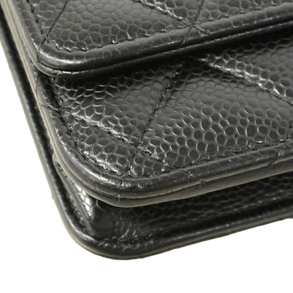 CHANEL Black Caviar Leather Wallet - Picture 7 of 8